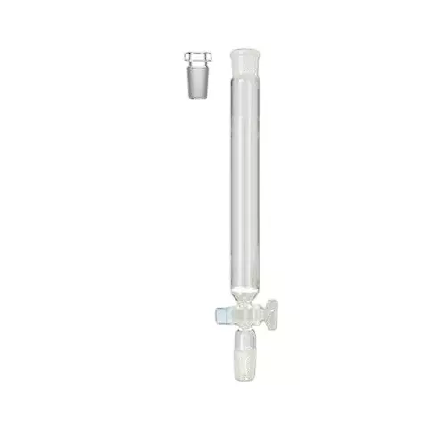 ABGIL Borosilicate Glass Chromatography Column with Integral Sintered Disc, Stopcock & Joint (Socket & Cone), Length 600 mm, Outer Dai 30 mm, Porosity Grade -3(G-3), Joint Size B-24(24/29), ABG1174