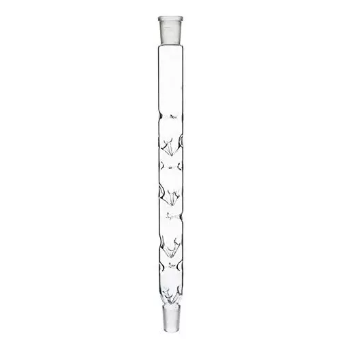 ABGIL Borosilicate Glass Chromatography Fractionating Column Vigreux, Length 600 mm, Joint Size (Cone & Socket) B-24(24/29), ABG1192