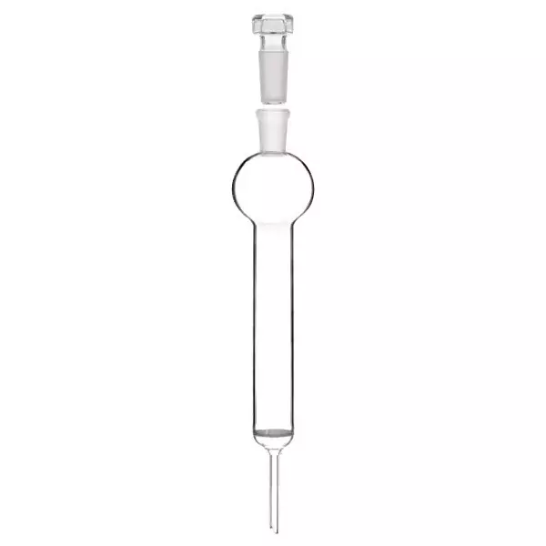 ABGIL Borosilicate Glass Chromatography Column with Reservoir & Fritted Disc, Outer Dai 40m, Length 600 mm, Reservoir Capacity 1000ml, Joint Size B-24(24/29), Disc Porosity Grdae(G-3), ABG1187