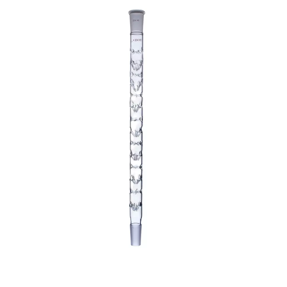 ‎Eduscope Vigreux Distilling Column, Glass Distillation Tube 300 mm, ‎Edu-VEGDENSGBR