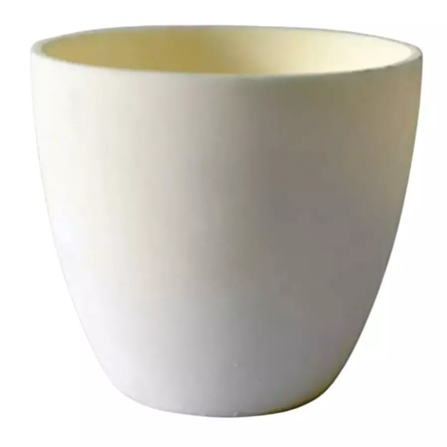 KERRO Crucible with 200 ml Capacity and 1750°C Temperature in White Color Graphite, AC-200ml