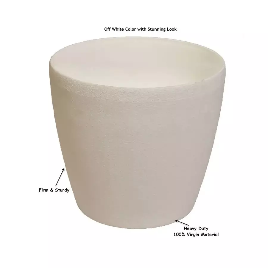 KERRO Crucible with 200 ml Capacity and 1750°C Temperature in White Color Graphite, AC-200ml