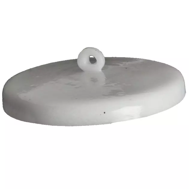Acutek Lid for 15 ml Silica Crucible White Color and 1900 - 2000°C Working Temperature, SC-15L