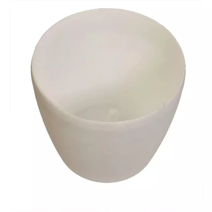 LARK Alumina Crucible 15 ml Capacity and 1750°C Temperature Rating for Laboratories, LAC-15