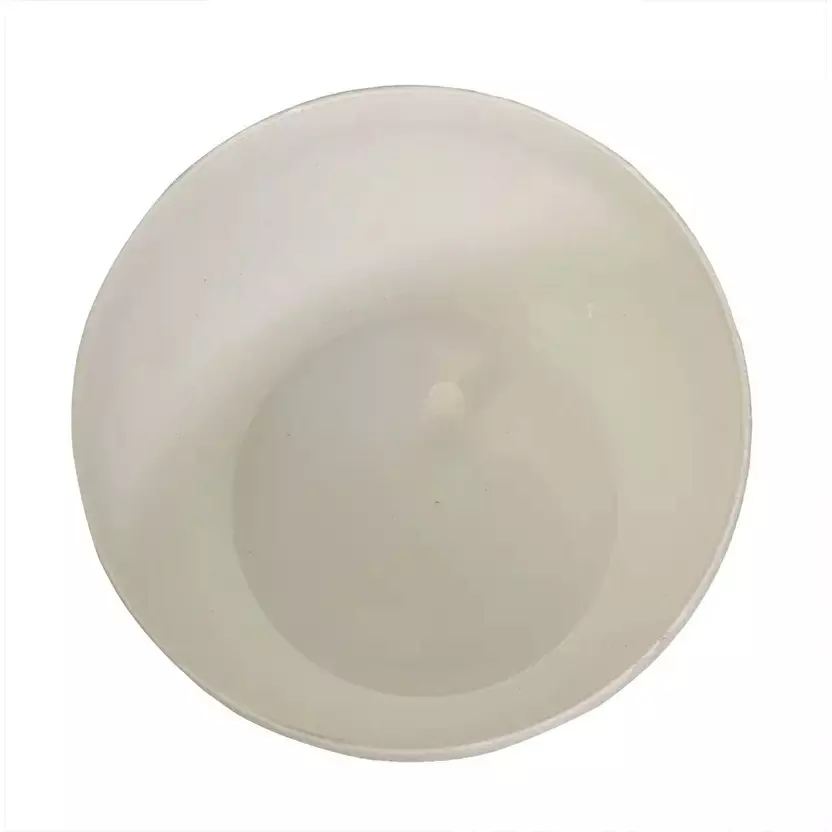 KERRO Alumina Crucible with 500 ml Capacity and 1750°C Temperature in White Color Graphite, AC-500ml