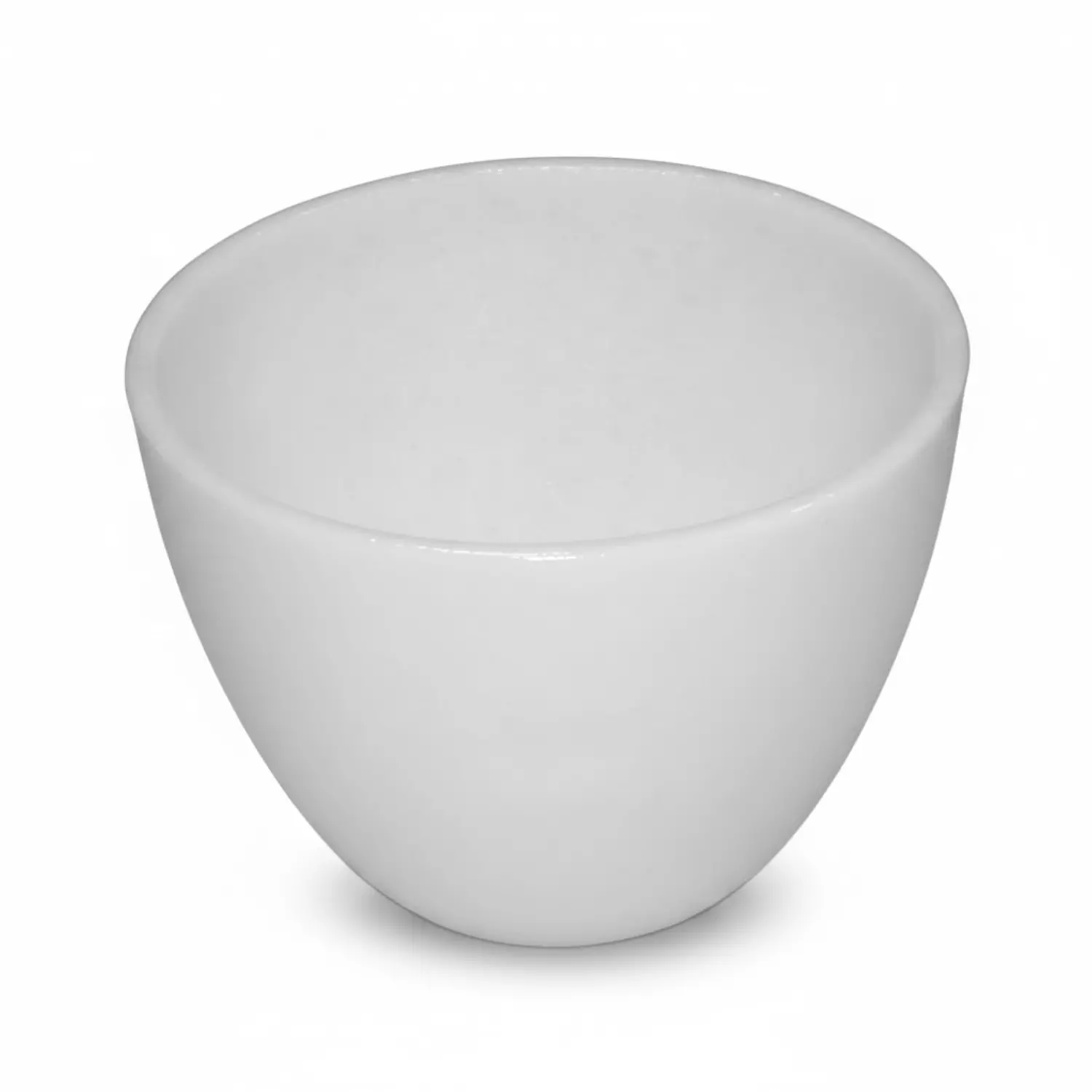 Acutek 100 ml Crucible White Color Silica Body Indian Shape and 1900 - 2000°C Working Temperature, SC-100