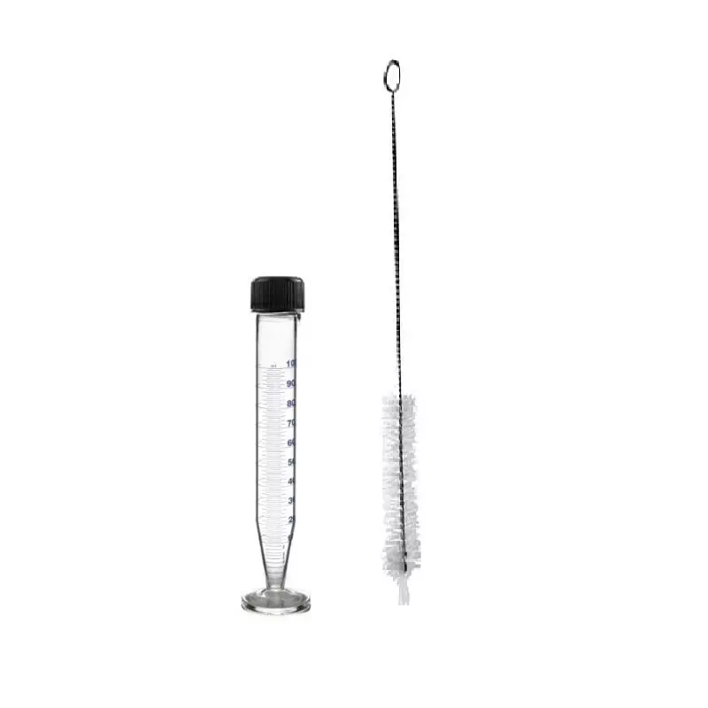 ABGIL Borosilicate Glass Crow Receiver with Screw Cap & Cleaning Brush, 100 ml Capacity, ABG3421