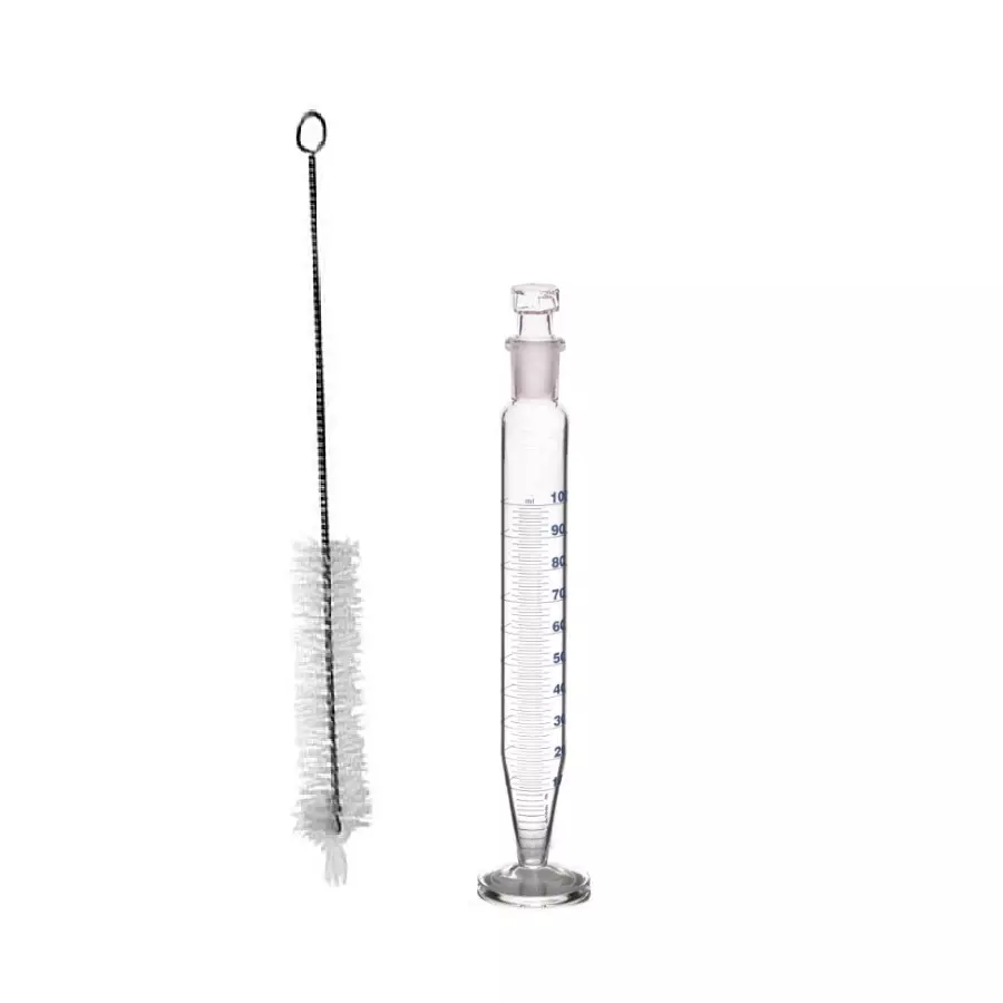 ABGIL Borosilicate Glass Crow Receiver with Stopper & Cleaning Brush, 100 ml Capacity, ABG3415