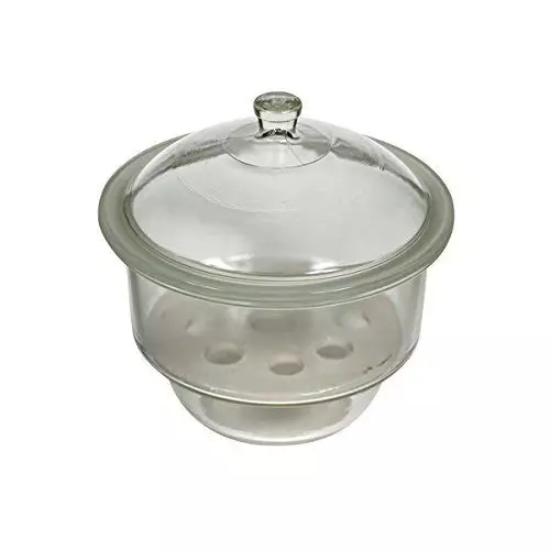 ABGIL Glass Desiccator with Porcelain Plate 250 mm Inner Dia, ABG1348