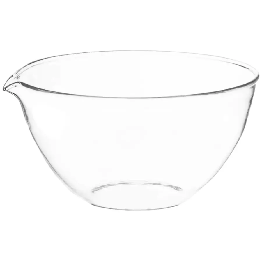 NSAW Crystallizing Dishes 70 mm (2.76 inch) Flat Bottom Glass With Spout (Pack of 10)