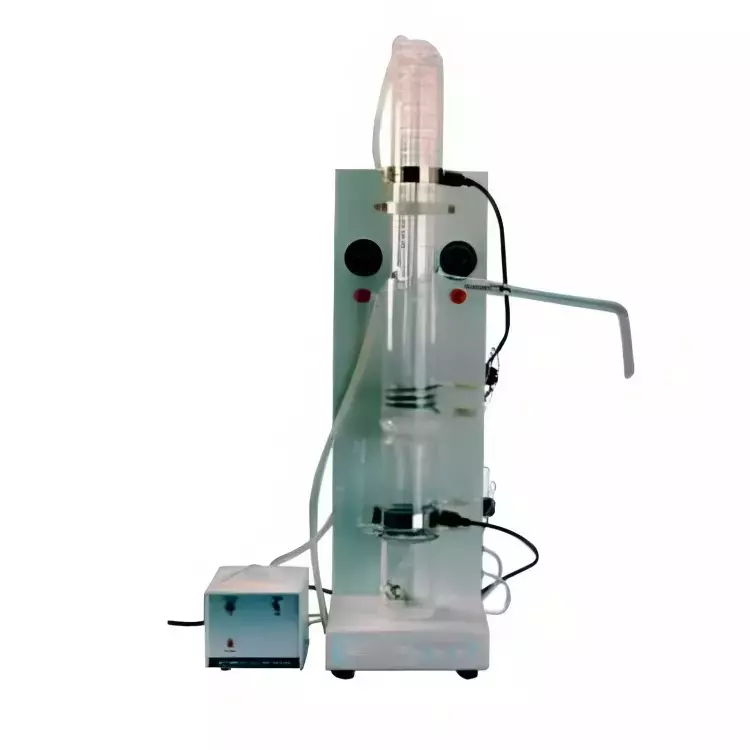 NSAW 1345 Quartz Water Distillation Unit 5 LPH Output Capacity Mounted Over Powder Coated Metal Stand, WDQ-5Q