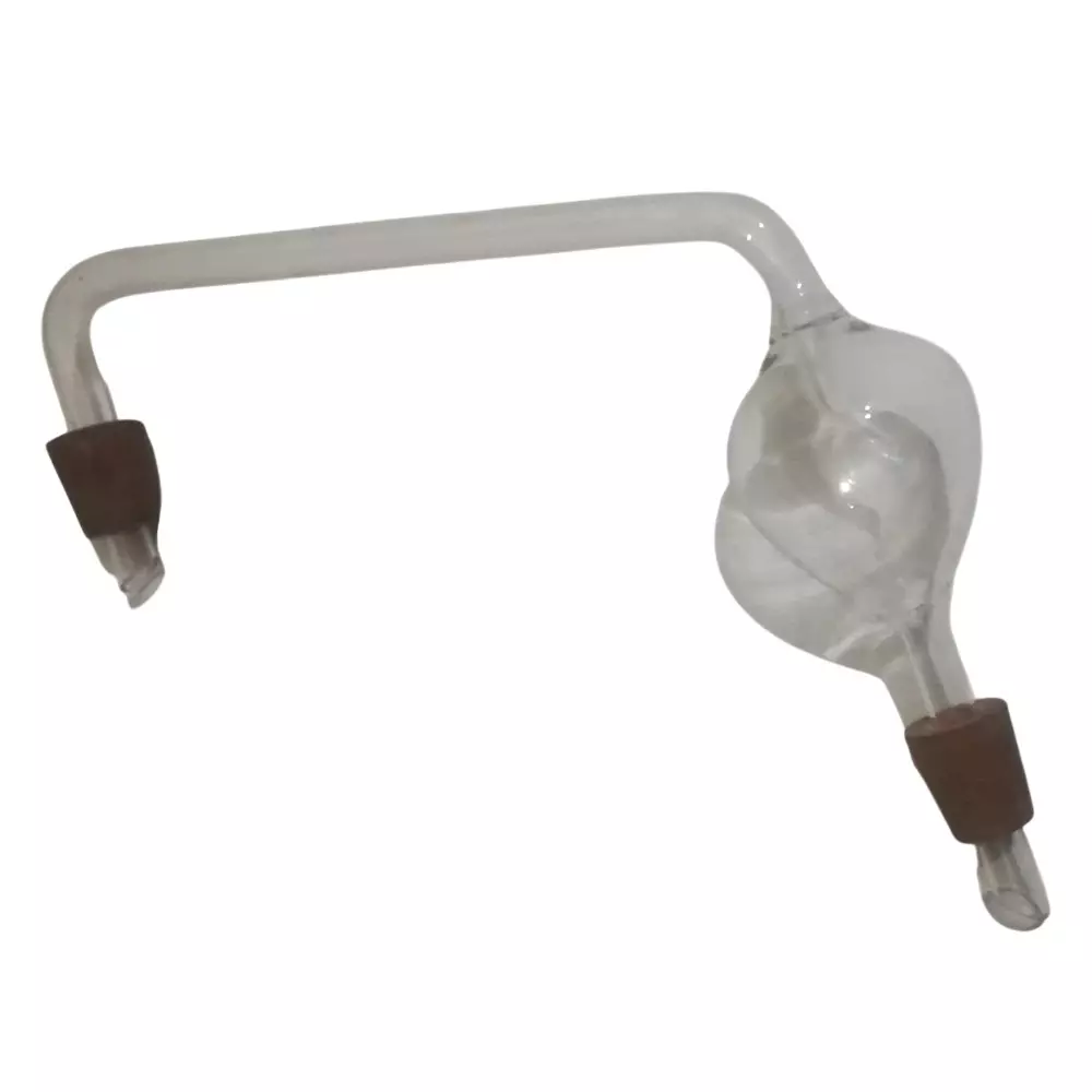 ABGIL Borosilicate Glass Kjeldahl Bulb Vertical Connecting 50 mm Bulb Diameter, ABG1096