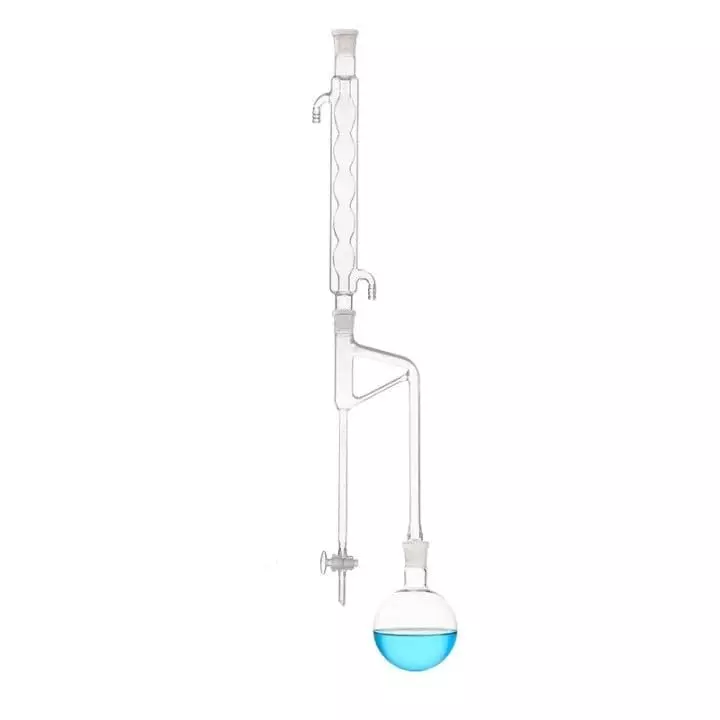 ABGIL Borosilicate Glass Essential Oil Determination Apparatus with Allihn (Bulb) Condeser For The Oil Heavier Than Water 5000 ml Flask Capacity ABG1623