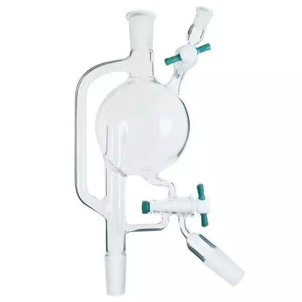 ABGIL Borosilicate Glass Distilling Heads, Solvent, Modified, 500 ml Flask Capacity, Joints Size (Cone & Socket) B-24(24/29), ABG1396