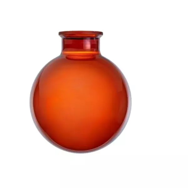 ABGIL Borosilicate Glass Evaporating Flask Amber Color Large-Neck Round Shape for Rotary Evaporator Apparatus, 10000 ml Capacity, ABG2560