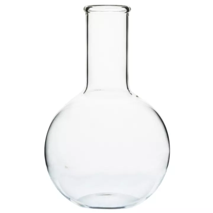 ABGIL Flat Bottom Boiling Flask Borosilicate Glass With Rim 10000 ml Capacity, ABG1681