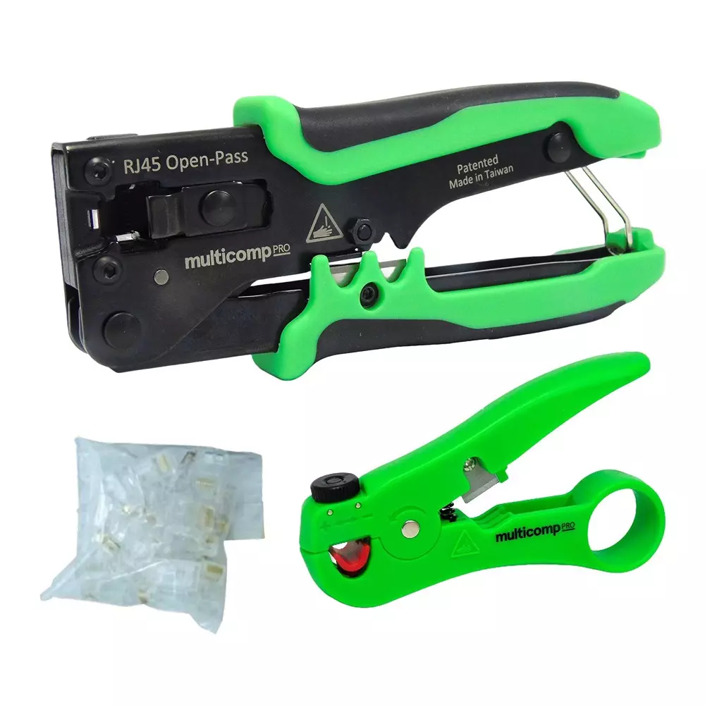 MULTICOMP PRO Rj45 Open Pass/Modular Installation Kit, MP011916