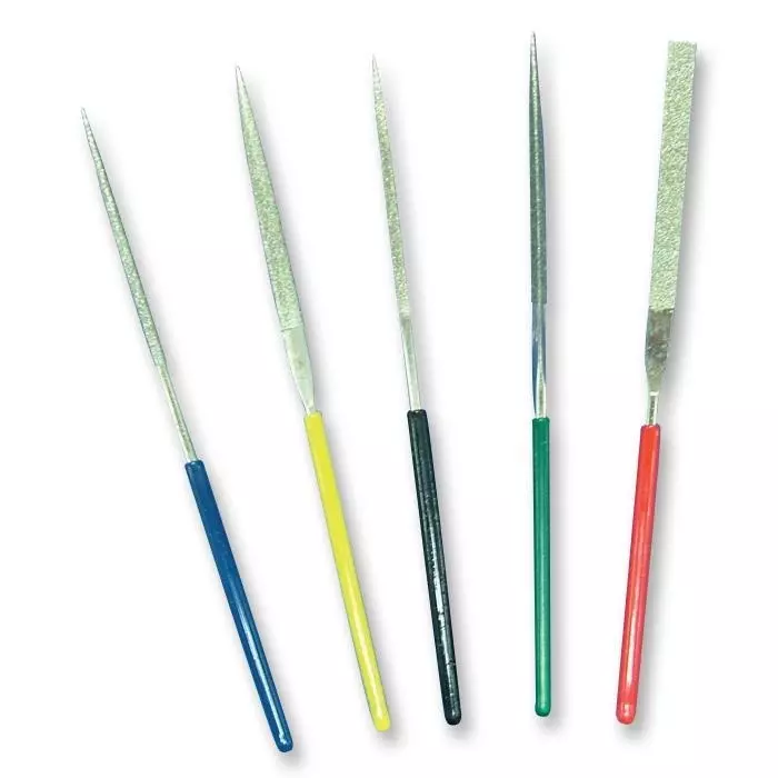 MULTICOMP PRO Diamond File Set 100Mm Various Shapes of Files Kit Contents, FL6007
