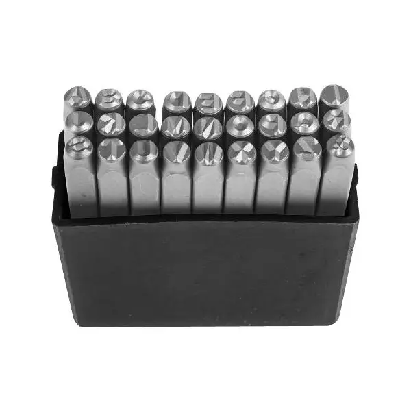 MULTICOMP PRO Letter Stamp 27 Pieces of 4 mm A to Z, & Stamps Kit Contents, MP011893