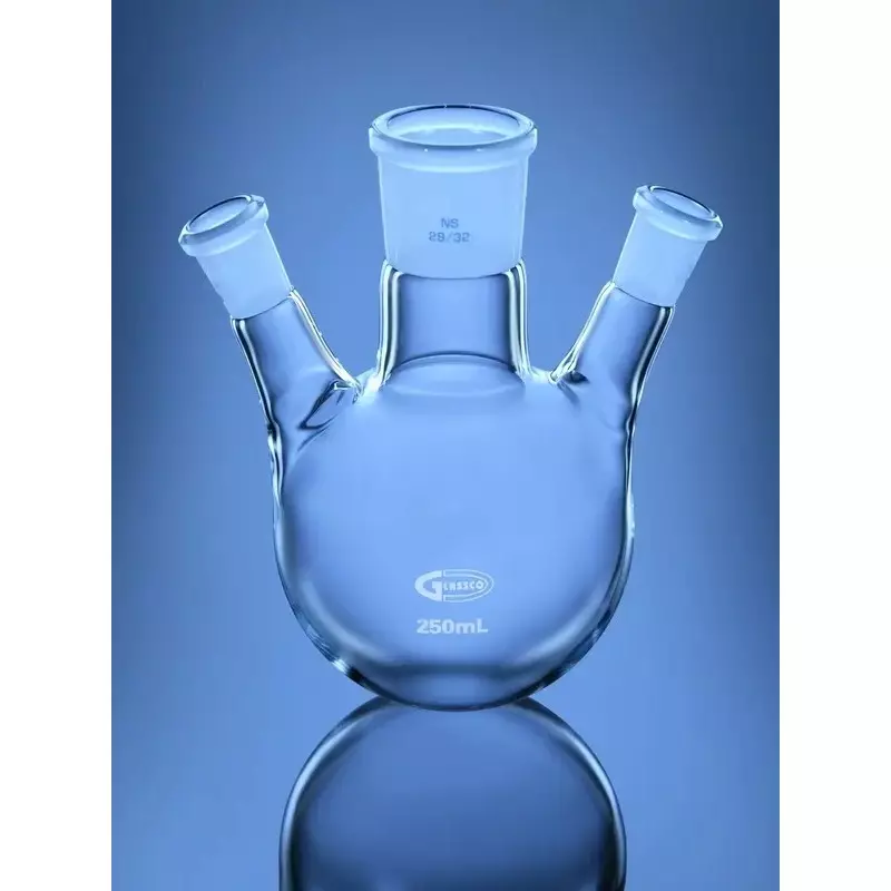 Glassco 500 ml Round Bottom Flask With 3 Angular Neck 060.202.12