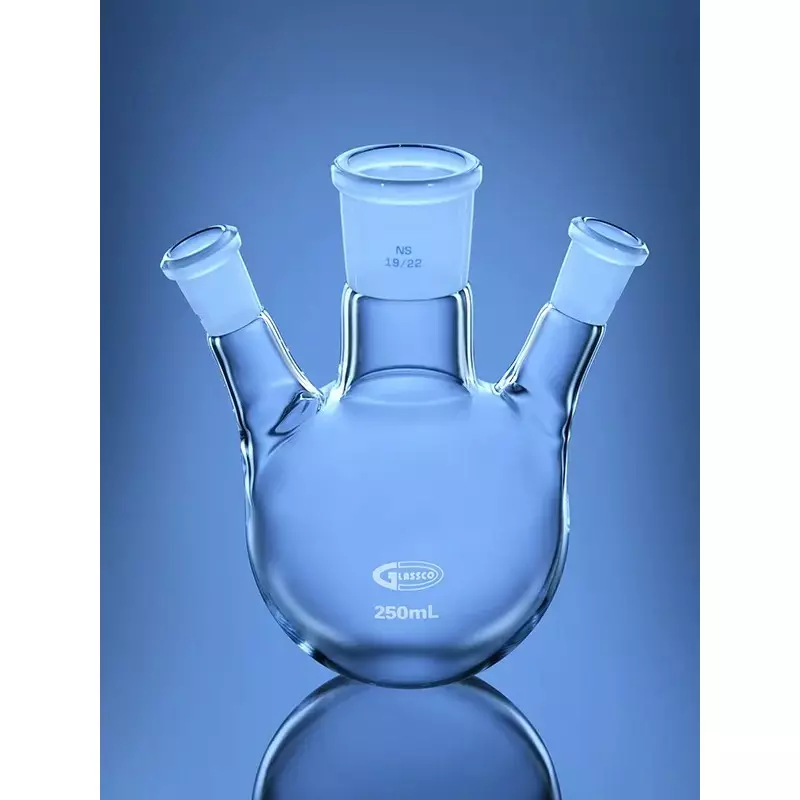 Glassco 100 ml Round Bottom Flask With 3 Angular Neck (ASTM Sizes) 060.470.01