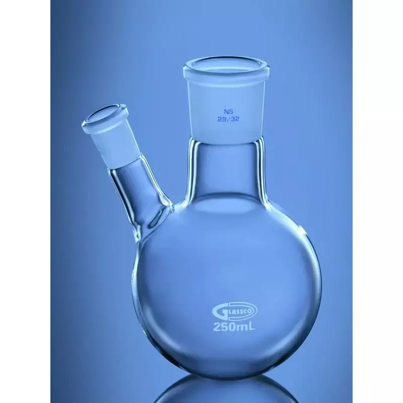 Glassco 25 ml Round Bottom,2 Necks Angular Flask 059.470.00A