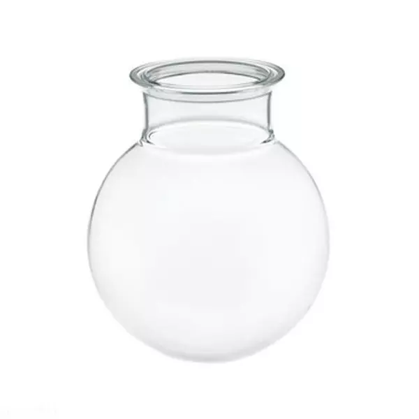 ABGIL Borosilicate Glass Round Bottom Reaction Vessel Flask, Wide Mouth, Flat Flange, Capacity 1000 ml, Approx Height 170 mm, ABG2528