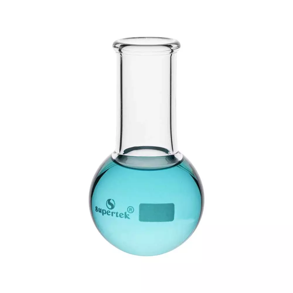 Supertek Borosilicate Glass Round Bottom Flask, Transparent, Capacity 10 L, 15.116.4000IS