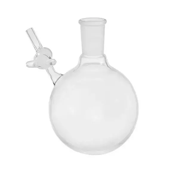 ABGIL 500 ml Schlenk Boiling Flask Round Bottom Transparent Heavy Wall with Interchangeable Joint, SFB-310-07