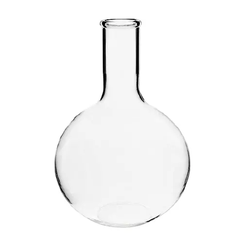 NSAW 1 L Round Bottom Boiling Flask With Beaded Rim, Single Neck, 121/7 (Pack of 2)