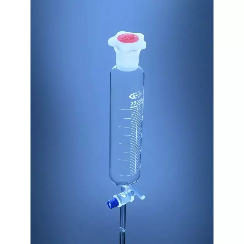 Glassco 100 ml Cylindrical Dropping Funnel With Glass Stopcock 154.203.03