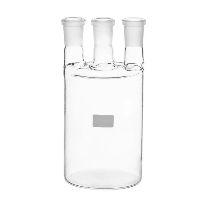 ABGIL Borosilicate Glass Woulff Gas Wash Bottle Three Necks 500 ml All Socket Size B-19(14/26), ABG860