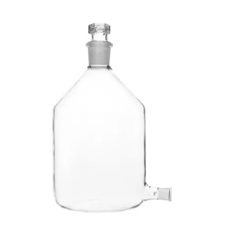 ABGIL Borosilicate Glass Aspirator Bottle 500 ml Socket Size B-24(24/29), ABG3389