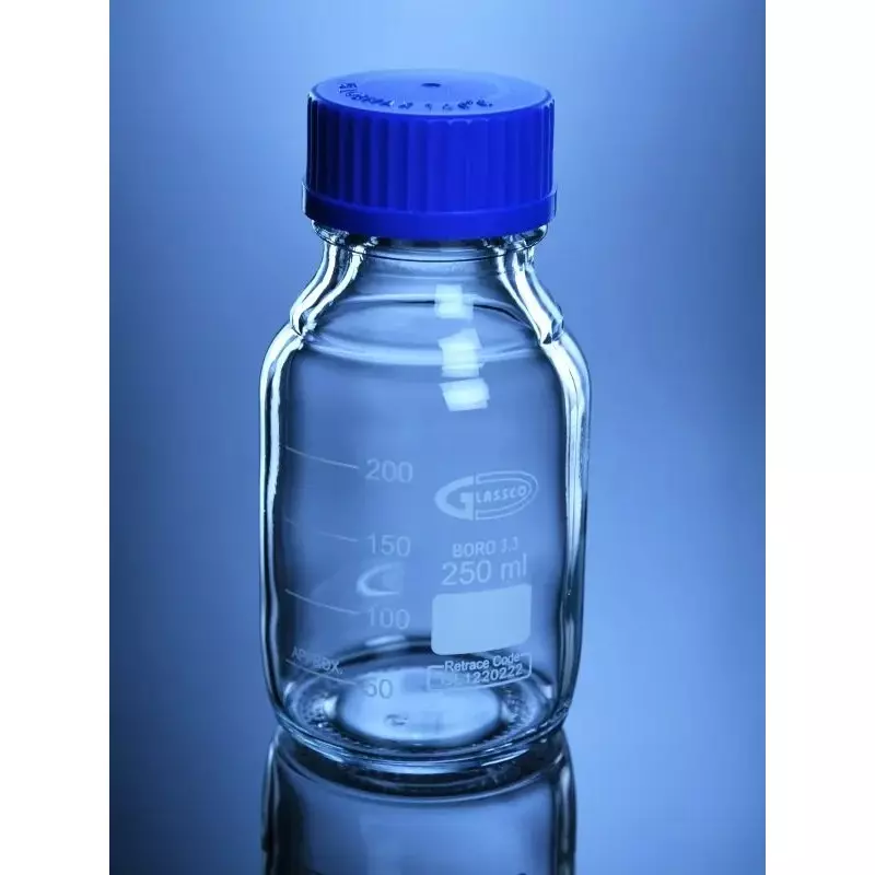 Glassco 1000 ml Reagent Clear Narrow Mouth Bottles 274.202.04 (Pack of 10 Pcs)