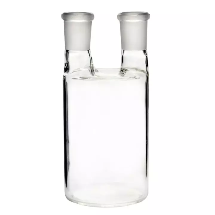 ABGIL Borosilicate Glass Woulff Gas Wash Bottle Two Necks 500 ml Both Socket Size B-19(14/26), ABG852