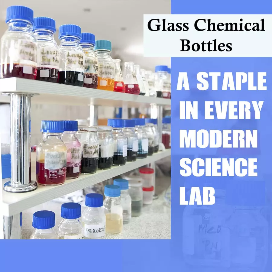 glassco-gc-274202g05pcs-chemical-bottle-with-reagent-narrow-clear-mouth-100-ml-pack-of-5-pcs