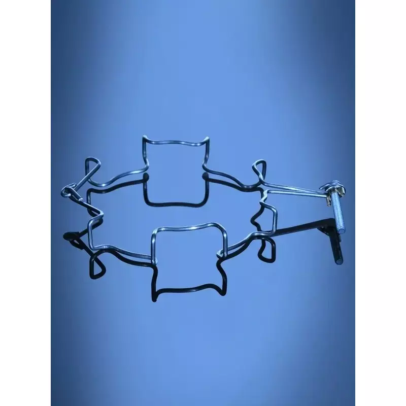 Glassco 100 mm Flask Stainless steel Clips with Wing and Nuts  080.202.01