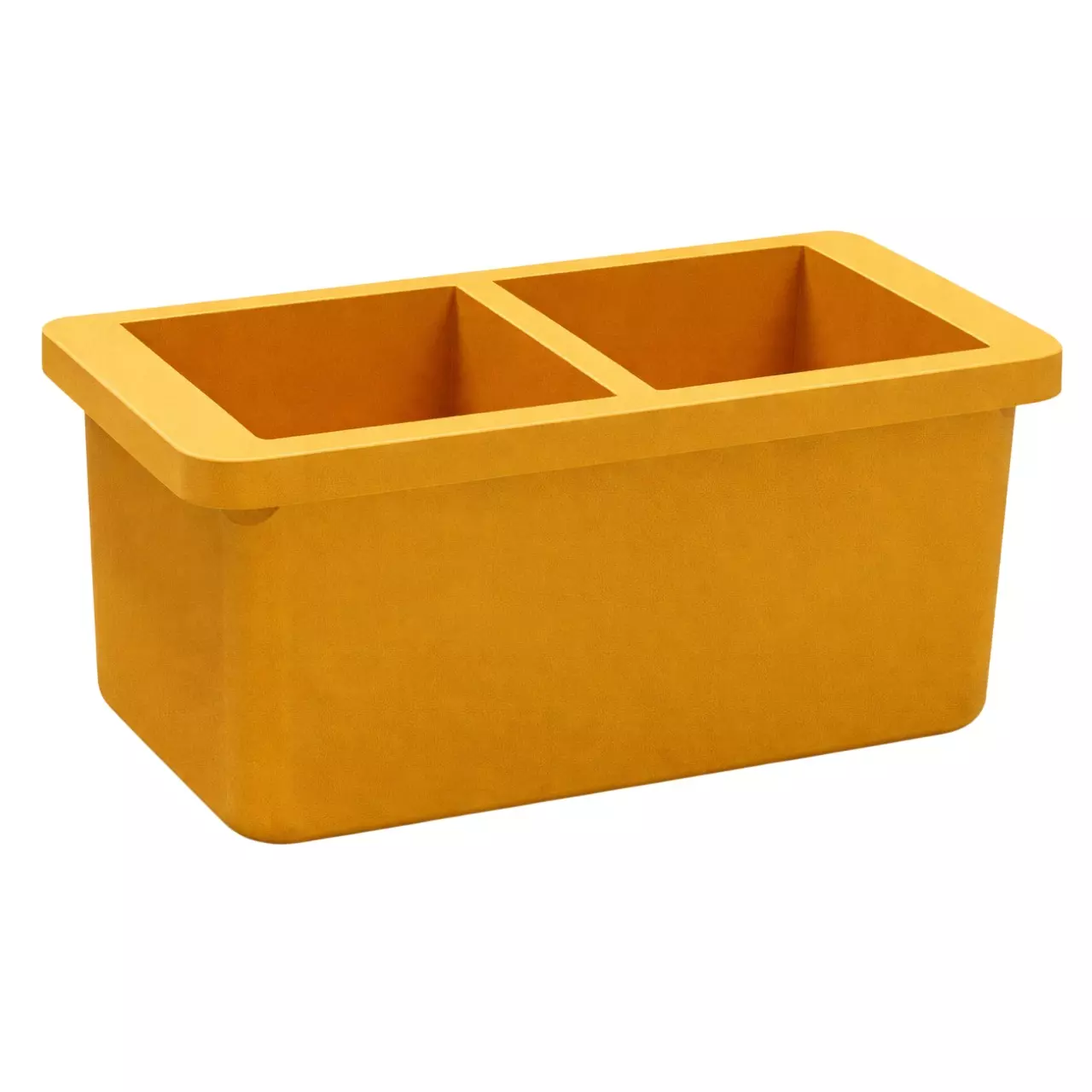 ENKAY Double Gan Cube Mould Square 100 mm Size Yellow Plastic for Industrial Use