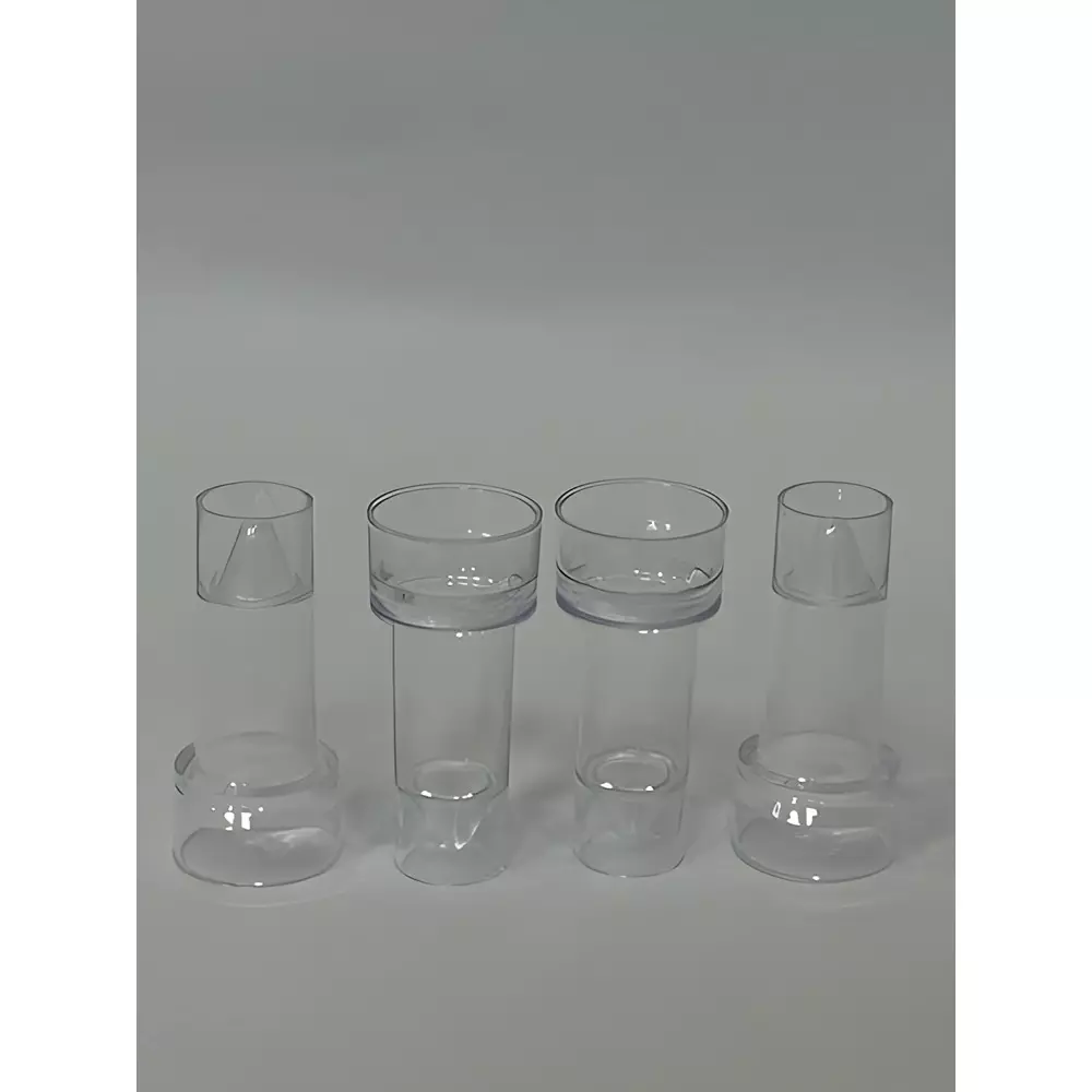 Bysafe 2 ml Sample Cups Clear for Hitachi / ERBA EM 200 Chemistry Analyzers, NK-G9YY-UGVH (Pack of 500)