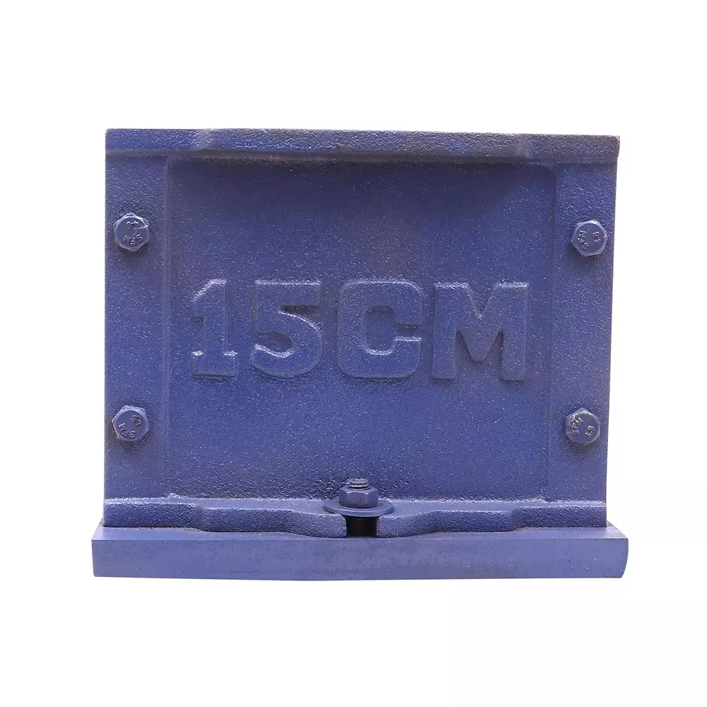 Efficacy 15 cm Cube Mold Navy Blue Color Cast Iron Body for Concrete Cube Construction Process