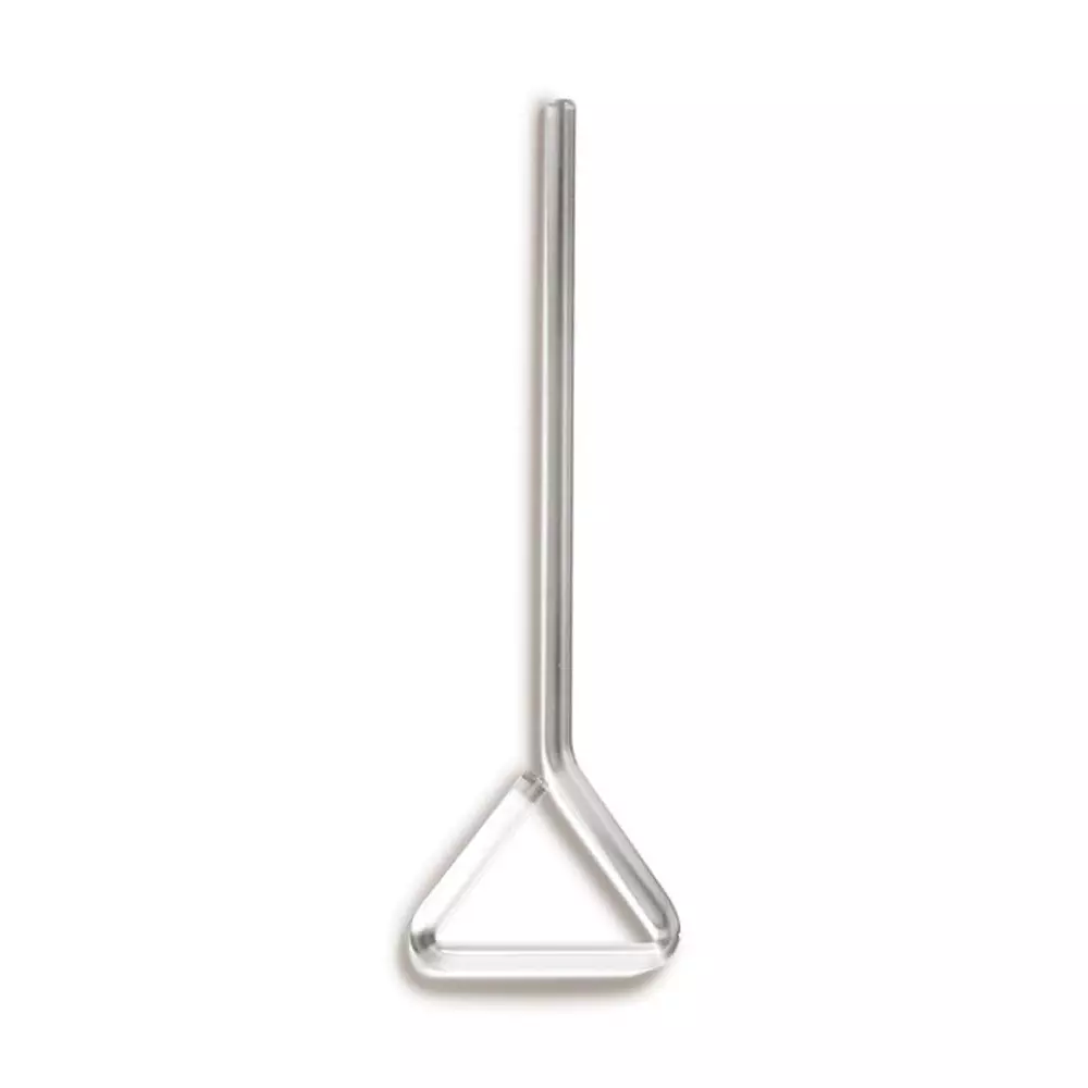 ABGIL Borosilicate Glass Cell Spreader Triangular Shape, Length 150 mm, Tringular Arm Length 40 mm, ABG1328