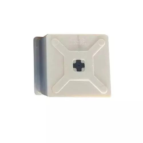 ENKAY Cube Mould Square 150 mm Size Ivory Plastic for Industrial Use