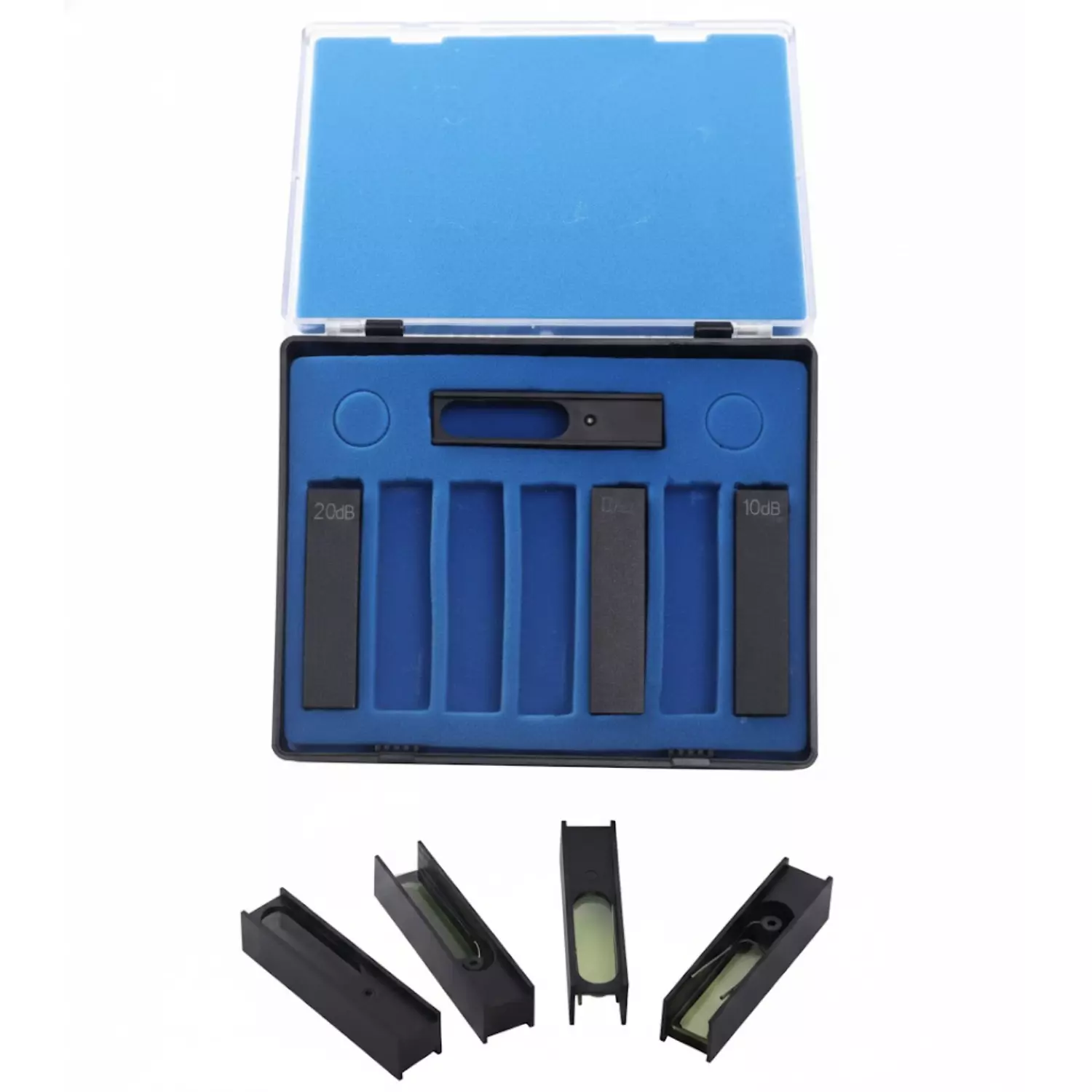 Acutek 8 Pcs Spectrophotometer Validation Filter Set Black Color for Testing Photometric & Wavelength Accuracy, CALS-8