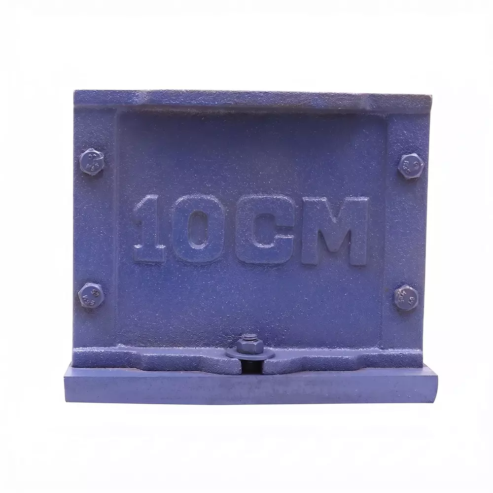 Efficacy 10 cm Cube Mold Navy Blue Color Cast Iron Body for Concrete Cube Construction Process