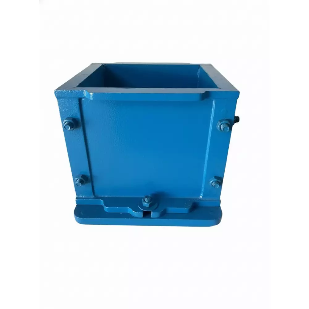 ENKAY Cube Mould Square 150 mm Size Blue Cast Iron for Industrial Use