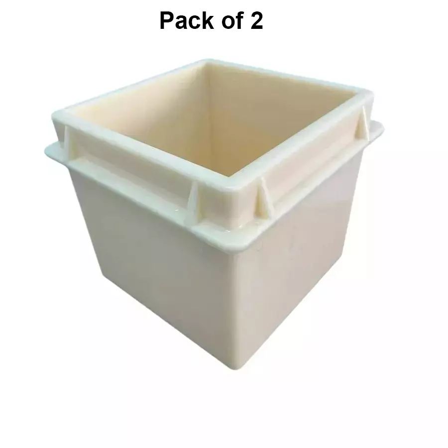 enkay-cube-mould-square-150-mm-size-ivory-plastic-for-industrial-use-pack-of-2