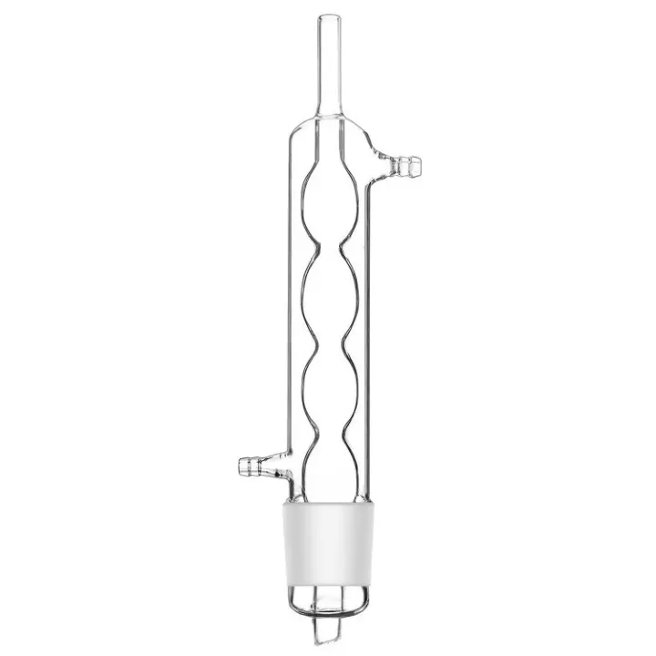 ABGIL Borosilicate Glass Extraction Condenser Bulb (Allihn) Vertical, Length 500 mm, Cone Size B-50(50/42), ABG1600