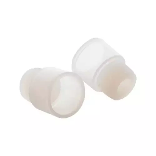 Supertek Stopper Suba Seal Silicon Rubber Autoclavable with Turn Over Flange, Non Serrated for Test Tube Outer Diameter 25 mm, CH12522A/4 (Pack of 10)