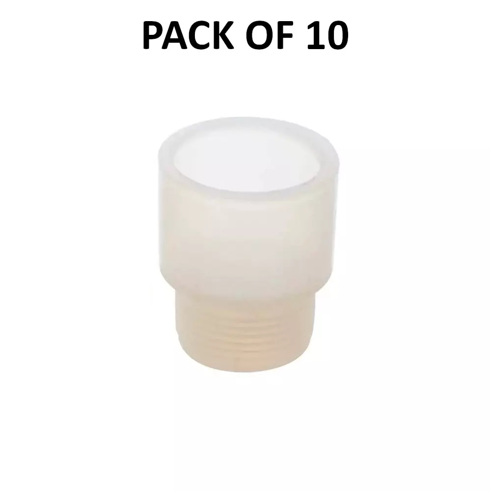 Supertek Stopper Suba Seal Silicon Rubber Autoclavable with Turn Over Flange, Serrated, Size B-29, CH12523A/4 (Pack of 10)
