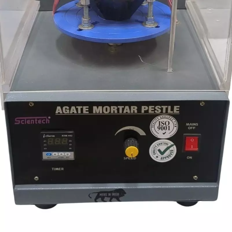 scientech-se-163-die-100-mm-agate-mortar-pestle-electric